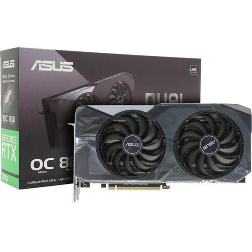 Игровая видеокарта ASUS DUAL DUAL-RTX3070-O8G-V2 GeForce<sup>®</sup> RTX 3070 OC 8 Гб GDDR6