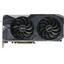 Игровая видеокарта ASUS DUAL DUAL-RTX3070-O8G-V2 GeForce® RTX 3070 OC 8 Гб GDDR6, вид сверху
