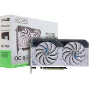   ASUS DUAL DUAL-RTX4060-O8G-WHITE GeForce RTX 4060 OC 8  GDDR6
