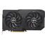 Игровая видеокарта ASUS DUAL DUAL-RX6600-8G-V2 RADEON RX 6600 8 Гб GDDR6, вид сверху