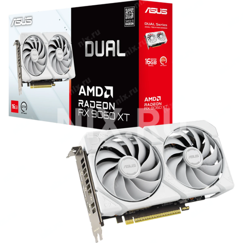 ASUS Dual DUAL-RX9060XT-16G-WHITE