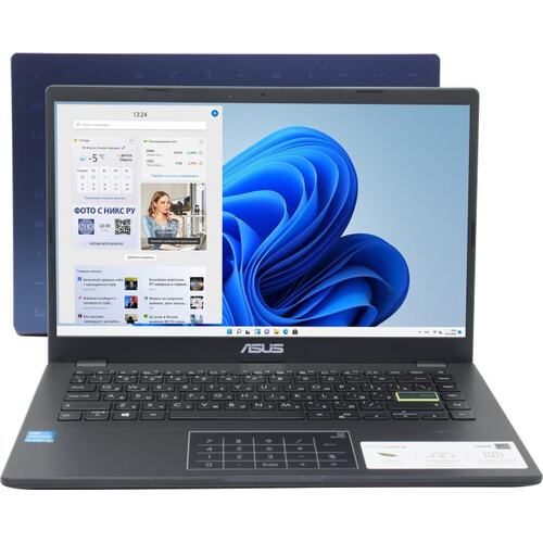 Ноутбук ASUS E410KA-EK233W <90NB0UA1-M002A0> (Intel Pentium N6000, 8 ГБ, 256 Гб SSD, WiFi, Bluetooth, Win11, 14")