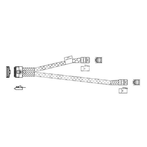 Кабель ASUS 90SKS000-M2PAN0/ ESC8000(A) RAID CABLE KIT/SUPPORT NVME/SATA/SAS