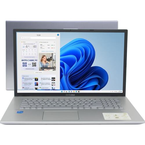 Ноутбук ASUS VivoBook 17 F712EA-AU464W <90NB0TW1-M06400> (Intel Core i3 1115G4, 8 ГБ, 512 Гб SSD, Bluetooth, Win11, 17")