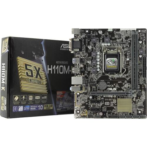 Материнская плата Socket LGA1151 ASUS H110M-K 2DDR4 MicroATX