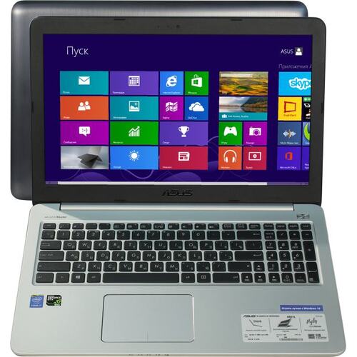 Ноутбук ASUS K501LX <K501LX-DM044H> (Intel Core i7 5500U, 8 ГБ, 1 Тб HDD, GeForce<sup>®</sup> GTX 950M (128 бит), WiFi, Bluetooth, Win8, 15")