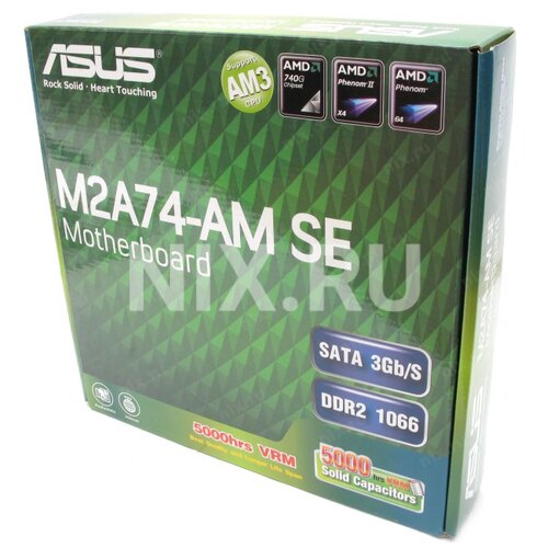 Материнская Плата Socket AM3 ASUS M2A74-AM SE 2DDR2 MicroATX.
