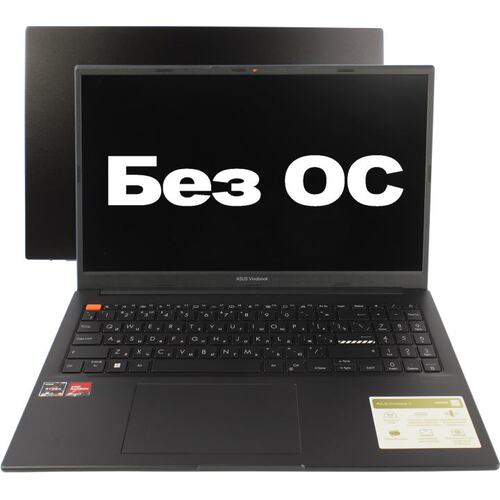 Ноутбук ASUS Vivobook S15 M3502QA-BQ237 <90NB0XX2-M00B00> (AMD Ryzen 5 5600H, 16 ГБ, 512 Гб SSD, WiFi, Bluetooth, noOS, 15")