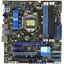 Материнская плата Socket LGA1155 ASUS P8P67-M 4LV DDR3/DDR3 MicroATX, вид сверху