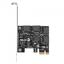 SATA контроллер ASUS PCIE TO 4 SATA CARD-SI PCI Express, вид спереди