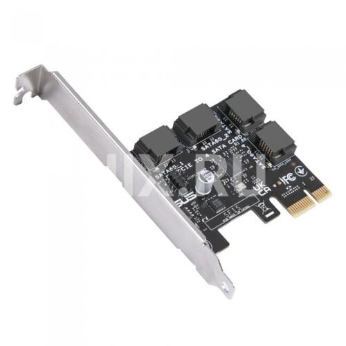 SATA контроллер ASUS PCIE TO 4 SATA CARD-SI PCI Express