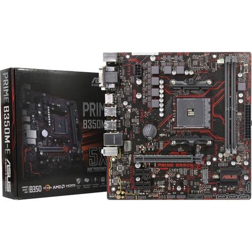 Материнская плата Socket AM4 ASUS PRIME B350M-E 2DDR4 MicroATX