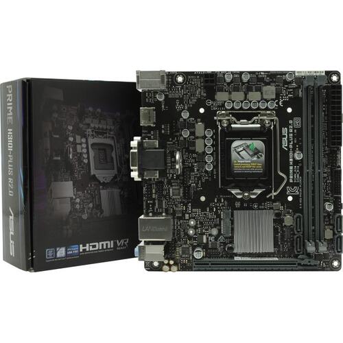Материнская плата Socket LGA1151 ASUS PRIME H310I-PLUS R2.0 2DDR4 Mini-ITX с высокой заглушкой