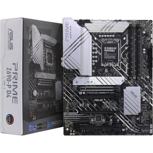 Материнская плата Socket LGA1700 ASUS PRIME Z690-P D4-CSM 4DDR4 ATX