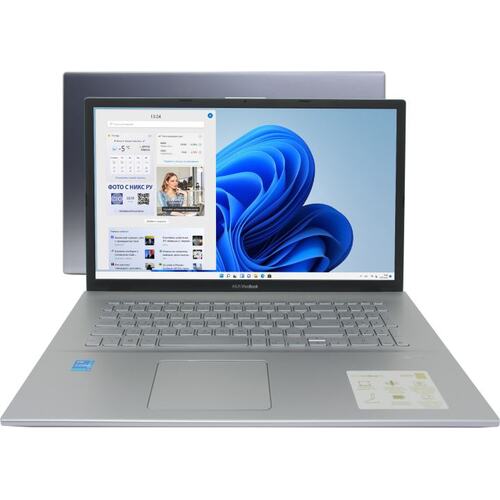 Ноутбук ASUS VivoBook 17 R754EA-AU628W <90NB0TW1-M007X0> (Intel Core i3 1115G4, 8 ГБ, 512 Гб SSD, WiFi, Bluetooth, Win11, 17")
