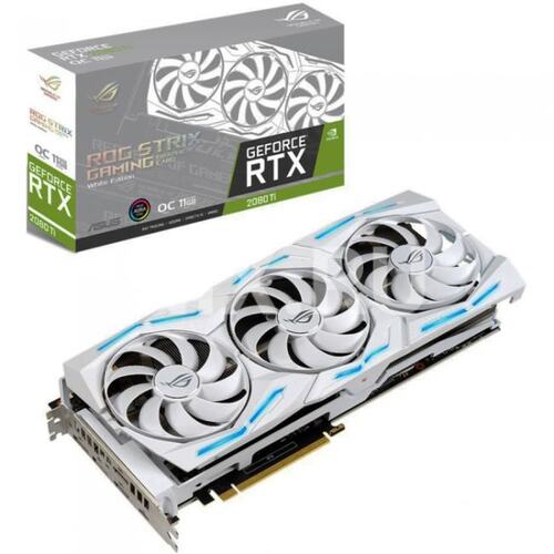ASUS ROG STRIX ROG STRIX RTX2080TI O11G WHITE GAMING GeForce RTX 2080 Ti OC 11 GDDR6