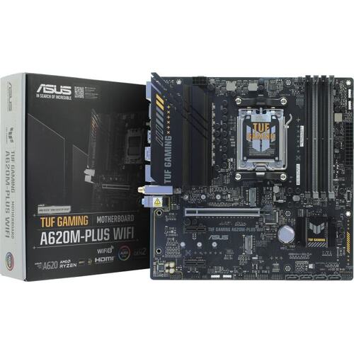 Материнская плата Socket AM5 ASUS TUF GAMING A620M-PLUS WIFI 4DDR5 MicroATX