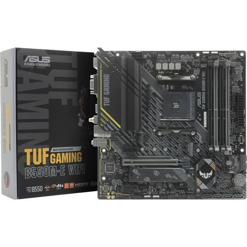 Материнская плата Socket AM4 ASUS TUF GAMING B550M-E WIFI 4DDR4 ECC/DDR4 MicroATX