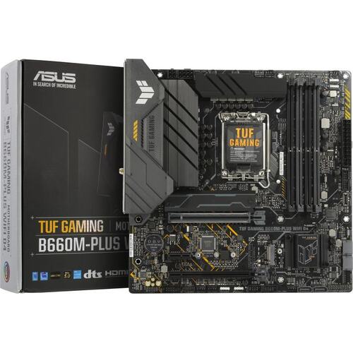 Материнская плата Socket LGA1700 ASUS TUF GAMING B660M-PLUS WIFI D4 4DDR4 MicroATX