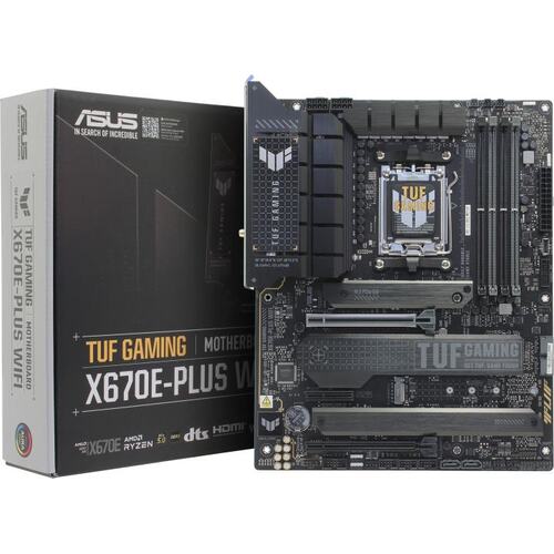 Материнская плата Socket AM5 ASUS TUF GAMING X670E-PLUS WIFI 4DDR5 ECC ATX