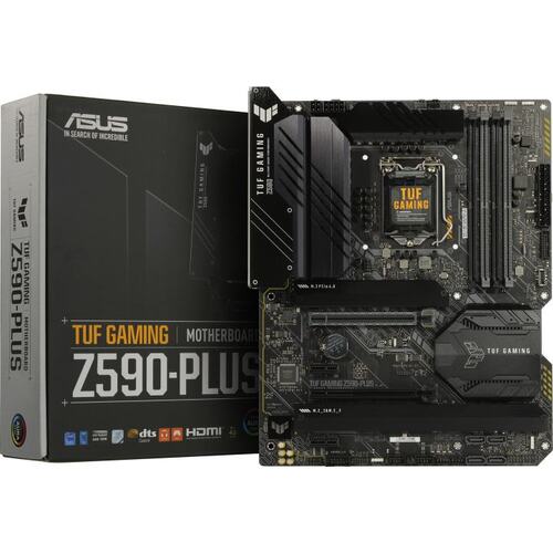 Материнская плата Socket LGA1200 ASUS TUF GAMING Z590-PLUS 4DDR4 ATX