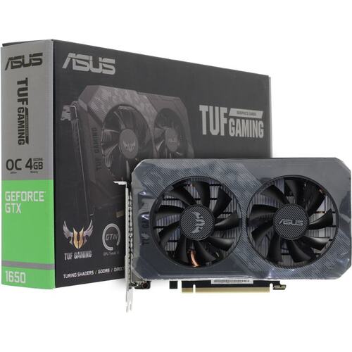 Игровая видеокарта ASUS Phoenix TUF-GTX1650-O4GD6-P-V2-GAMING GeForce<sup>®</sup> GTX 1650 OC 4 Гб GDDR6