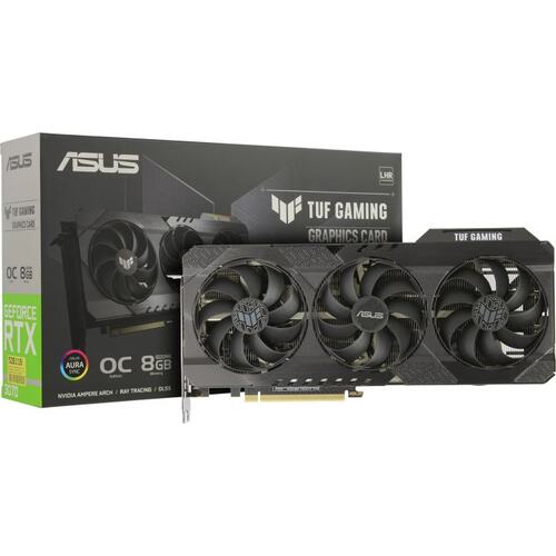 Игровая видеокарта ASUS TUF Gaming TUF-RTX3070-O8G-V2-GAMING GeForce<sup>®</sup> RTX 3070 8 Гб GDDR6