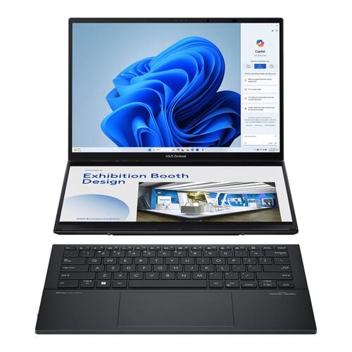 Ноутбук ASUS ZenBook DUO(2024) UX8406MA-QL338W <90NB12U1-M00HV0> (Intel Core Ultra 7 155H, 16 ГБ, 1 Тб SSD, WiFi, Bluetooth, Win11, 14")