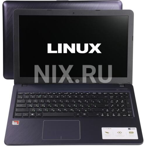 Ноутбук ASUS VivoBook X543BA-DM624 <90NB0IY7-M08710> (AMD A4-9125 APU, 4 ГБ, 256 Гб SSD, WiFi, Bluetooth, Linux, 15")