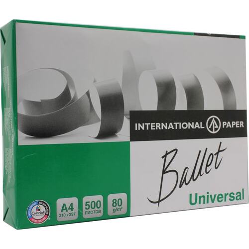 Бумага Ballet Universal, A4 (210 x 297 мм), 500 листов