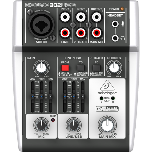 Микшер Behringer XENYX Behringer 302USB