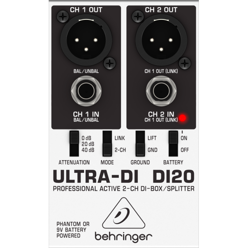 Директ-бокс Behringer ULTRA-DI Behringer DI20