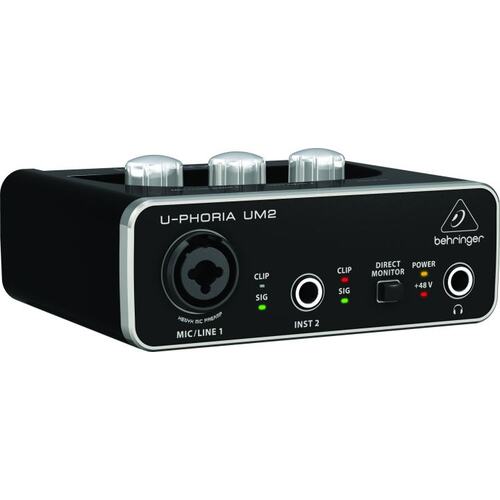 Аудиоинтерфейс USB 2.0 Behringer U-PHORIA Behringer UM2