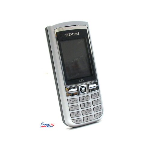 Siemens C75 Palladium (900/1800/1900, LCD 132x176@64k, GPRS+IrDA, внутр.ант, фото, MMS,Li-Ion 750mAh 300/6.5ч,85г)