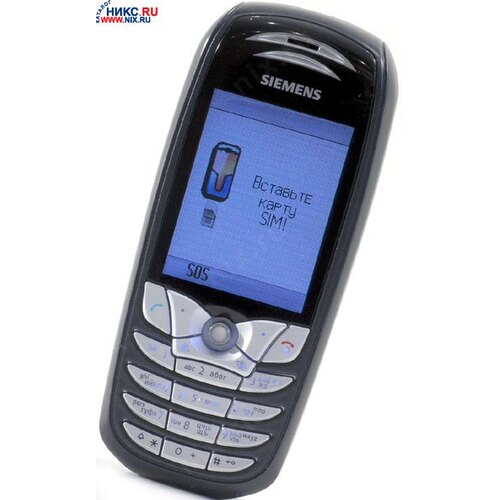 Siemens CX65 Volcano Black (900/1800/1900, LCD 132x176@64k, GPRS+IrDA, внутр.ант, фото, MMS, Li-Ion 300/5:30ч,90г)