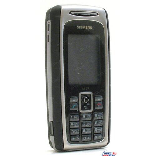 Siemens M75 Volcano Black (900/1800/1900,LCD 132x176@256k,GPRS+Bt,внутр.ант,1.3Mpx,MMS,Li-Ion 750mAh,110г)