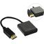 Кабель-переходник DisplayPort -> HDMI BION BXP-A-HDMI-DP-02 0.15 м., вид основной