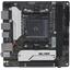 Материнская плата Socket AM4 Biostar B550T-SILVER Ver. 5.0 2DDR4 Mini-ITX с высокой заглушкой, вид сверху