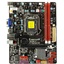 Материнская плата Socket LGA1155 Biostar H61MLV Ver. 7.0 2LV DDR3/DDR3 MicroATX, вид сверху