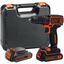 Дрель-шуруповерт Black & Decker BDCDC18K1B-QW аккум. патрон:быстрозажимной (кейс в комплекте), вид упаковки