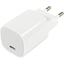 Зарядка USB-устройств от 220В BOROFONE BA103A USB Type C "мама" (20 Вт), вид основной