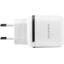 Зарядка USB-устройств от 220В BOROFONE BA36A White USB Type A "мама" (18 Вт), вид сверху