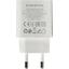 Зарядка USB-устройств от 220В BOROFONE BA88A Navy Set White USB Type A "мама", USB Type C "мама" (20 Вт), вид сверху