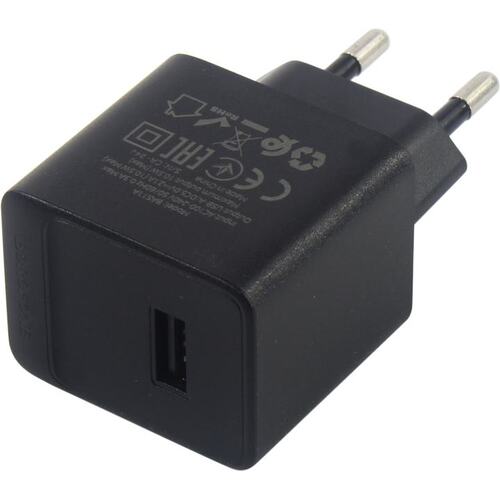 Зарядка USB-устройств от 220В BOROFONE BAS11A Black USB Type A "мама" (10.5 Вт)