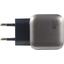 Зарядка USB-устройств от 220В BOROFONE BAS53A Black USB Type C "мама" (20 Вт), вид сверху