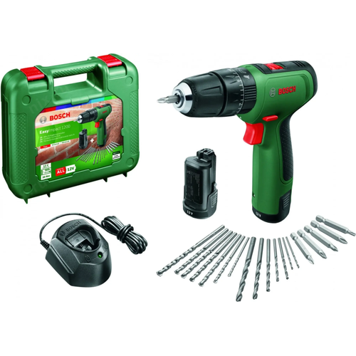 06039D3105 Дрель-шуруповерт Bosch EasyImpact 1200 аккум. патрон:быстрозажимной (кейс в комплекте)