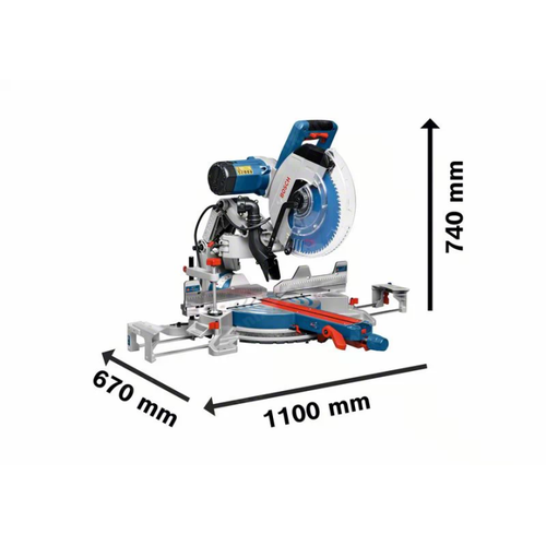 Пила торцовочная Bosch Professional/Профессионал GCM 12 GDL