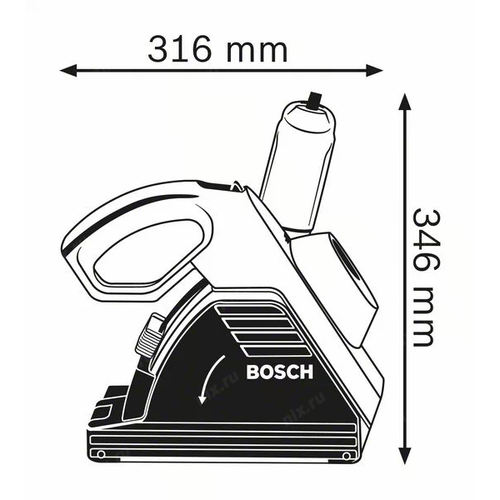 BOSCH 0601621708 Бороздодел (штроборез) GNF 35 CA (0.601.621.708)
