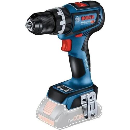 Дрель-шуруповерт Bosch GSR 18V-90 C solo аккум. патрон:быстрозажимной (06019K6000)