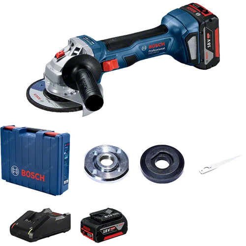 06019H90R0 Углошлифовальная машина Bosch GWS 180-LI 11000об/мин рез.шпин.:M14 d=125мм